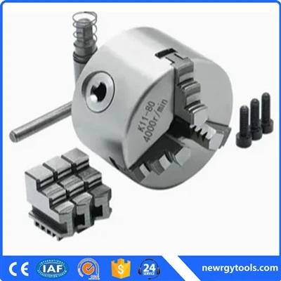 Three Jaw Self-Centering Lathe Chuck Manual Chuck K11 K12 K22 For CNC Machine